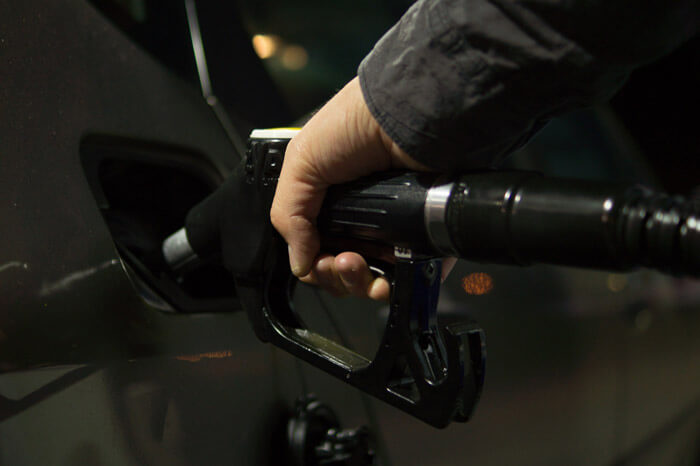 Leere Tankstelle
