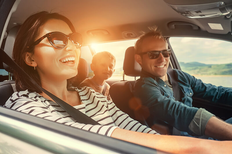 Sichere Urlaubsreise mit dem Auto